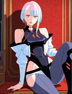 [嘎裡豬排] 電馭叛客：邊緣行者 Lucy (Cyberpunk: Edgerunner) (Patreon) [AI Generated]