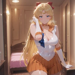 [kkleo] Sailor Venus/セーラーヴィーナス-Sailor Moon (AI Generated)