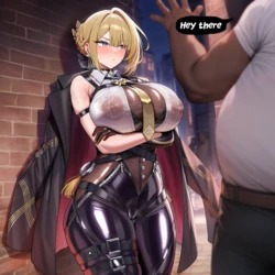 [GearingSage] Evelyn Chevalier - Blacked Gangbang (80p) (Patreon) [AI Generated]