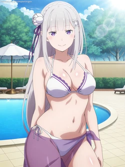 [asimpleningen] Emilia & Subaru #16💖 (Patreon) [AI Generated]