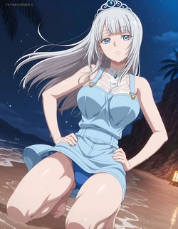 [18animegirls] (T2/T3/153p) Mylene Rapha Holfort (ミレーヌ・ラファ・ホルファート) | beach [AI Generated]