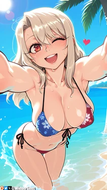 [WienerGens] Illyasviel von Einzbern makes a splash [AI Generated]