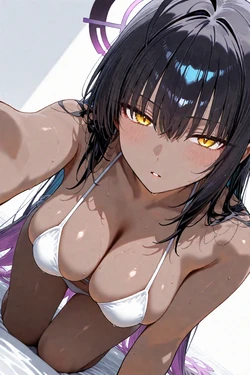 [Yuyushi] 角楯カリン(Blue Archive) 水着 68枚 [AI Generated]