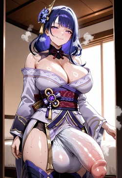 [LewdCreationsFuta] Raiden Shogun | Genshin Impact (Patreon) [AI Generated]