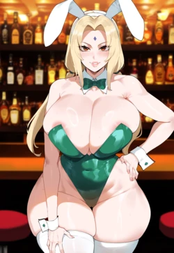 [Creamy AI] Tsunade Bunny-Suit [AI Generated]