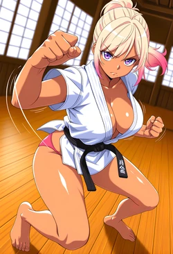 [Ringot] The Female Fighter, pregnant [AI Generated]