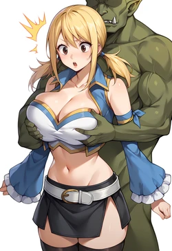 [Ringot] Lucy and Orc♥ [AI Generated]