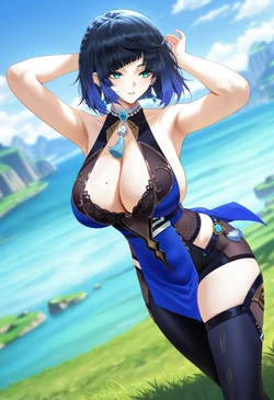 [Miyabi] Yelan夜兰(175p) [AI Generated]