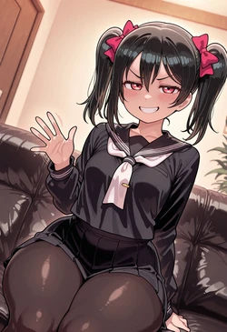 [Nankoai] Nico Yazawa - 矢澤にこ-req-black.serafuku.uniform-reverbunny-casting.couch-lovehotel-recording-BBC-NTR- (Patreon) [AI Generated]