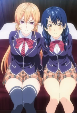 [Corudozera] [130pics] Erina Nakiri x Megumi Tadokoro (薙切えりなx田所恵) / Food Wars! Shokugeki no Soma (食戟のソーマ) [AI Generated]