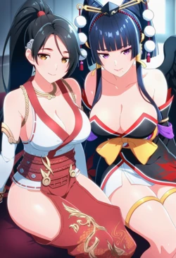 [Corudozera] [130pics] Momiji x Nyotengu (紅葉x女天狗) / DEAD OR ALIVE (デッド オア アライブ) [AI Generated]