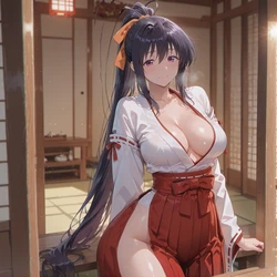 [kkleo] Himejima Akeno/姫島朱乃-High School D×D (AI Generated)