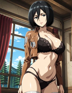 [Ai Art_Dreamer] Mikasa Ackerman | Attack on Titan | Set #1 [AI Generated]