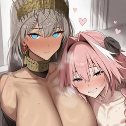 [Slime_AI] 148p (Request) Zenobia & Astolfo (Patreon) [AI Generated]