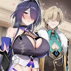 [SLIME_AI] Acheron & Aventurine [Ai generated]