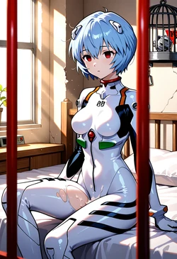 Ayanami enjaulada [AI Generated]
