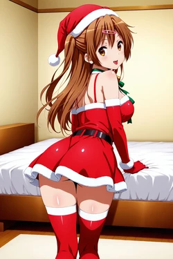 [minakaze] Shinka Nibutani - Mini Skirt Santa (Chuunibyou) [AI Generated]
