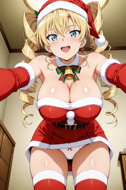 [minakaze] Claire Harvey - Mini Skirt Santa (Hundred) [AI Generated]