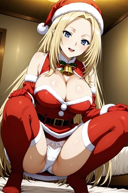 [minakaze] Alpha - Mini Skirt Santa (The Eminence in Shadow) [AI Generated]