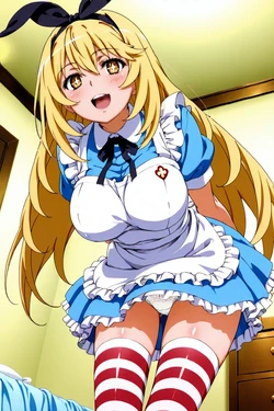 [minakaze] Misaki Shokuhou - Alice Cosplay Outfit (Toaru Kagaku no Railgun) [AI Generated]
