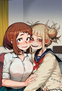[Tillian] Izuku Midoriya x Ochaco Uraraka x Toga Himiko (My Hero Academia) [AI GENERATED] - FULL SET