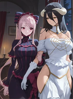[Rametaki] 2026-01-02 Albedo x Shalltear (Patreon) [AI generated]