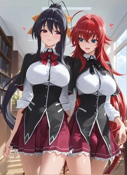 [Rametaki] 2026-07-21 Rias x Akeno (Patreon) [AI generated]