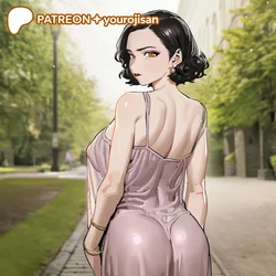 [yourojisan] Alcina Dimitrescu in the bus (2026-07-01) [AI Generated]