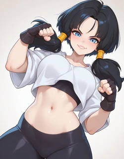 [_silver_bunny_] Videl - Dragon Ball Z (AI generated)