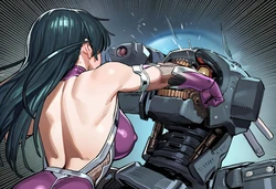 [yourojisan] Igawa Asagi with robot (2026-06-18) [AI Generated]