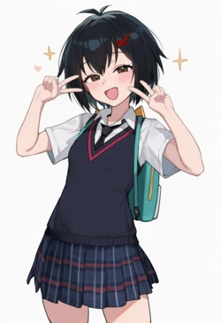 [WhiteTigerBun] Peni Parker X venom (Spider-Man: Into the Spider-Verse) [AI Generated]
