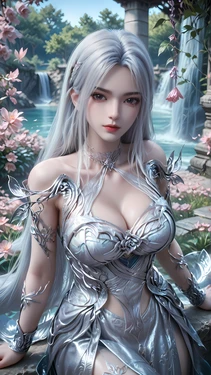 [AI Generated]完美世界 白发柳神荤素