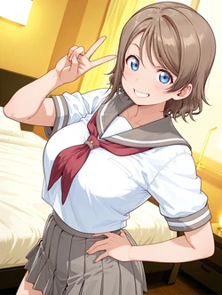 [RockMan] (236P)渡辺曜 You Watanabe [AI Generated]