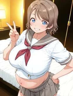 [RockMan] (236P)渡辺曜 You Watanabe 孕 [AI Generated]