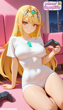[SugaryKitty] Mythra | Xenoblade 2 [AI Generated]