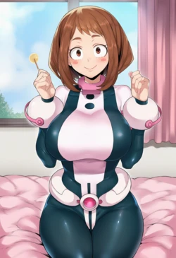 [LiveFrog/FrogAI] Uraraka x BBC [AI Generated]