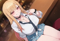 [LiveFrog/FrogAI] Marin and Uzaki x BBC [AI Generated]