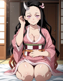 [HayasakaHentai] Nezuko Kamado (Extras 111P) (Patreon) [AI Generated]
