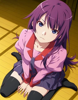 azusa Bakemonogatari – Senjougahara Hitagi 325P [AI Generated]