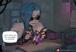 [Tillian] Vi x Jinx (League of Legends) [AI GENERATED]