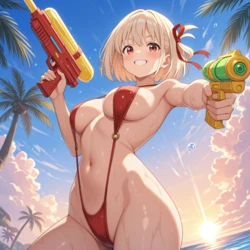 [Kyonkanie (Pantyless)] Chisato Nishikigi - Lycoris Recoil [AI Generated]