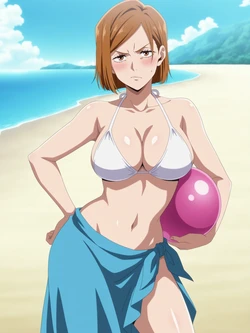 [ANIPAI] Nobara Kugisaki - Jujutsu Kaisen [Full Set + Extras] Bikini Beach (Patreon) [AI Generated]