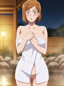 [ANIPAI] Nobara Kugisaki - Jujutsu Kaisen [Full Set + Extras] Impregnation in thermal waters (Patreon) [AI Generated]