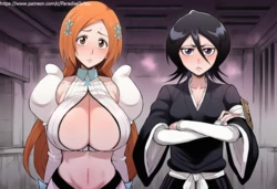 [ParadiseToYou/ParadiseAI/KaitoArt] Orihime x Rukia Bad End NTR Request [AI Generated]