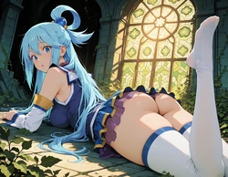 [Squeeshy] Aqua (Konosuba) - 114 pics [AI Generated]