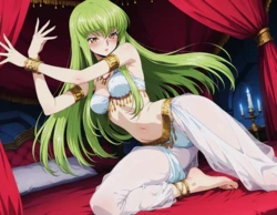 [Squeeshy] C.C. x Lelouch (Code Geass) - 146 pics [AI Generated]