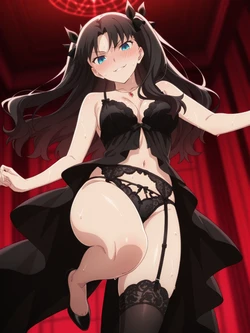 [OneeChanAra2AI] NSFW EXTRA - Rin Tohsaka Lingerie 246p [AI Generated]