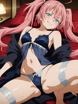 [OneeChanAra2AI] NSFW EXTRA - Milim Nava Lingerie 239p [AI Generated]