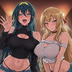 Love hotel threesome [AI Generated]