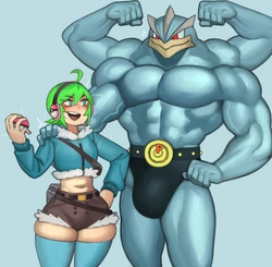 [Kelvin Hiu] Mina“Doki”Hart X Machamp (OC PopupPrism) (Pokemon)